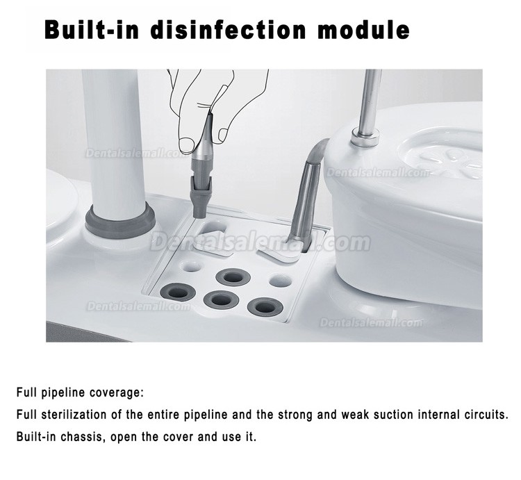 Tuojian® M200(L) Luxury Digital Dental Chair Unit Automatic Disinfection LCD Touch Screen